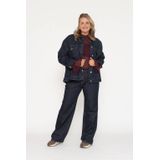 VERO MODA - CURVE - Wide Leg Jeans - Donkerblauw - Denim