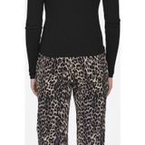 Only - ONLCHECKIE LIFE L/S TOP BOX JRS - Shirt met Lange Mouwen - Zwart