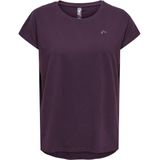 Only Play - Aubree Loose - Dames Training T-shirt - Paars - Sportshirts