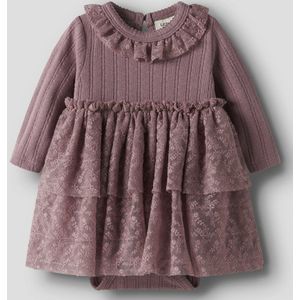 Jerseyjurken - Jurkje - Biologisch Katoen - Lange Mouwen - Ronde Hals