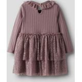 Jersey - Jurk - Biologisch Katoen - Off-shoulder - Lange Mouwen - Regular Fit