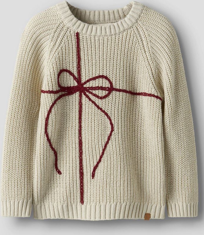 Gebreide Trui - Kerst - Regular Fit - Lange Mouwen - Ronde Hals