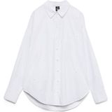 Vero - Oda Vfanni - Shirt - Wit - Lange Mouwen - Strass Steentjes