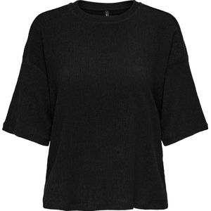 Only - Onltilla S/S Loose Top JRS - Top - Zwart