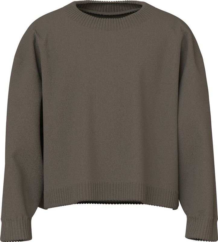 Gebreide Trui - Regular Fit - Ronde Hals - Lange Mouwen - Platgebreid