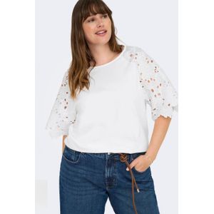 ONLY CARMAKOMA - T-shirt - Wit