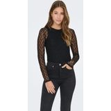 Onlsyrene - Body - Kanten Detail - Lange Mouwen - O-hals