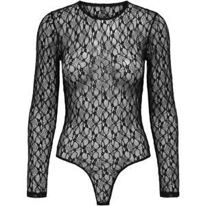 Onlsyrene - Body - Kanten Detail - Lange Mouwen - O-hals