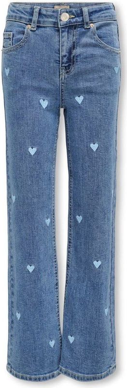 Kids Only - Kogjuicy Wide Leg - Jeans - Blauw - Loose Fit