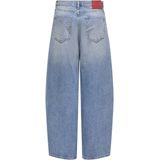 ONLY high waist tapered jeans medium blue denim