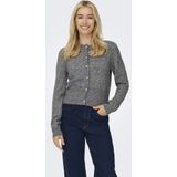 Onlhavanna - Vest - O-hals - Lange Mouwen - Knoopsluiting - Regular Fit