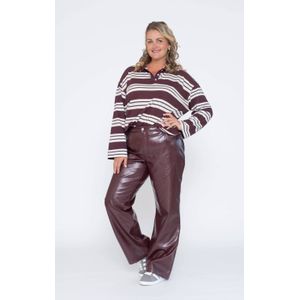 VERO MODA CURVE - Top - Donkerrood