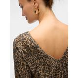 VERO MODA - VMHANYA - Midi Jurk - Bruin