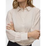 VERO MODA - VMHERDIS LS SHIRT WVN BTQ GA - Dames - Blouses