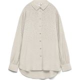 VERO MODA - VMHERDIS LS SHIRT WVN BTQ GA - Dames - Blouses