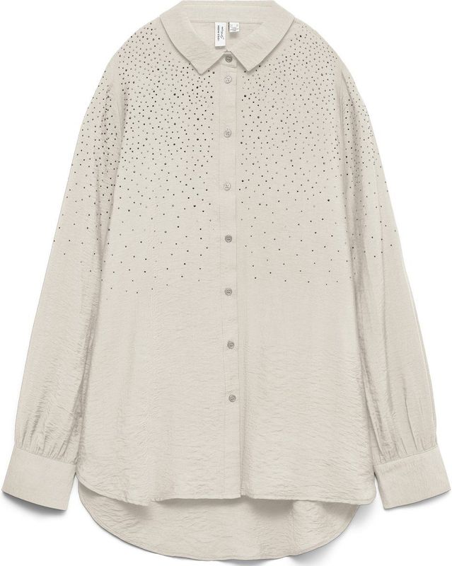 VERO MODA - VMHERDIS LS SHIRT WVN BTQ GA - Dames - Blouses