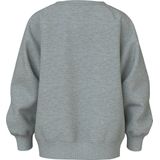 Name It - NMFVENUS LS NREG SWEAT - Sweatshirt - Grey Melange - Lange Mouwen