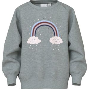 Name It - NMFVENUS LS NREG SWEAT - Sweatshirt - Grey Melange - Lange Mouwen