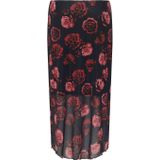 ONLY CARMAKOMA - Midi-rok - Mesh - Plus-size - Print