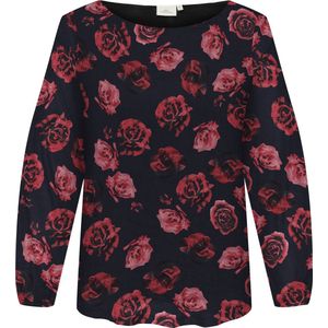ONLY CARMAKOMA - CARFOREST LIFE BOATNECK TOP JRS - Dames - Blouse