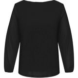 Carforest - Blouse - Regular Fit - Lange Mouwen - Boothals