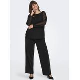 Carforest - Blouse - Regular Fit - Lange Mouwen - Boothals