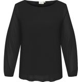 Carforest - Blouse - Regular Fit - Lange Mouwen - Boothals