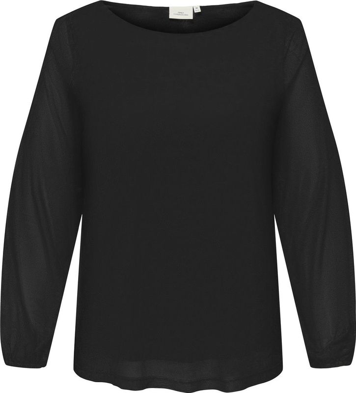 Carforest - Blouse - Regular Fit - Lange Mouwen - Boothals