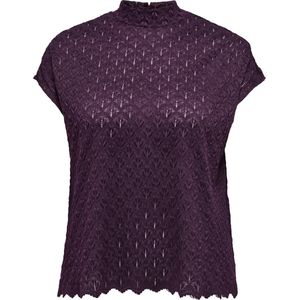 ONLY CARMAKOMA - Top - Hoge Hals - Kapmouwen - Regular Fit