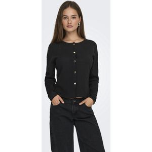 JDY - JDYPrime - Gebreid Vest - Zwart