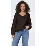 JDY - Gebreide Pullover - V-Hals - Lange Mouwen - Regular Fit