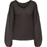 JDY - Gebreide Pullover - V-Hals - Lange Mouwen - Regular Fit