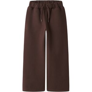 Broek - Geborsteld - Wide Leg Joggingbroek