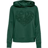 KIDS ONLY GIRL - Hoodie - Donkergroen - Sweater