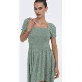 Only - 30 BERYL - Mini-jurk - Getailleerd - All-over Motief - Korte Mouwen
