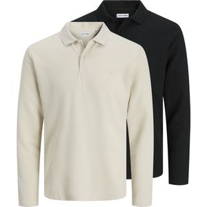 JACK&JONES - JJEAUSTIN POLO LS 2PK MP - Polo's - Heren - Lange Mouwen
