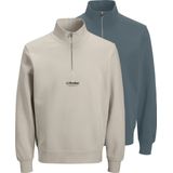 JACK&JONES - JJESOHO - Sweatshirt - Heren - Hoge Hals - Lange Mouwen - 2PK