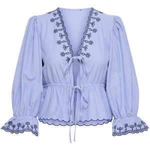 Jacqueline de Yong - Jdy Savannah - Top - Blauw - Dessin