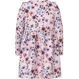 Bloem - Jurk - All-over Print - Ribgebreid - Lange Mouwen - Regular Fit