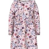 Bloem - Jurk - All-over Print - Ribgebreid - Lange Mouwen - Regular Fit