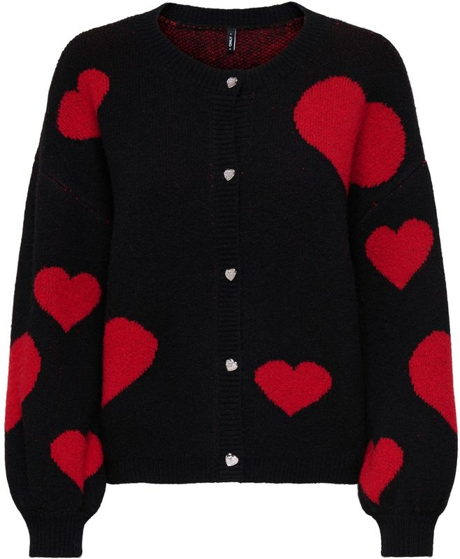 Onllove - Vest - O-hals - Lange Mouwen - Regular Fit