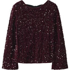 Blouse - Geweven Stof - Strik - Lange Mouwen - Regular Fit