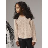 Blousetops - Strik Top - Geweven Stof - Lange Mouwen - Regular Fit