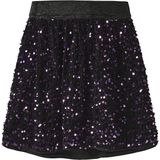 Paillet Rok - Knielengte - Geweven Stof - Elastische Taille - Pailletten