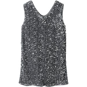 NAME IT - Jurk - Mouwloos - V-hals - Pailletten