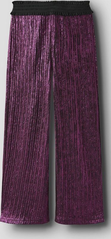 NAME IT - Broek - Glinsterend Polyester - Losse Pasvorm - Elastische Tailleband