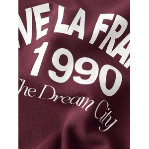 Sweatshirt - Regular Fit - Geborstelde Sweatstof - Lange Mouwen