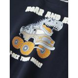 Sweatshirt - Regular Fit - Geborstelde Sweatstof - Lange Mouwen