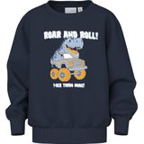 Sweatshirt - Regular Fit - Geborstelde Sweatstof - Lange Mouwen