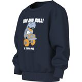 Sweatshirt - Regular Fit - Geborstelde Sweatstof - Lange Mouwen